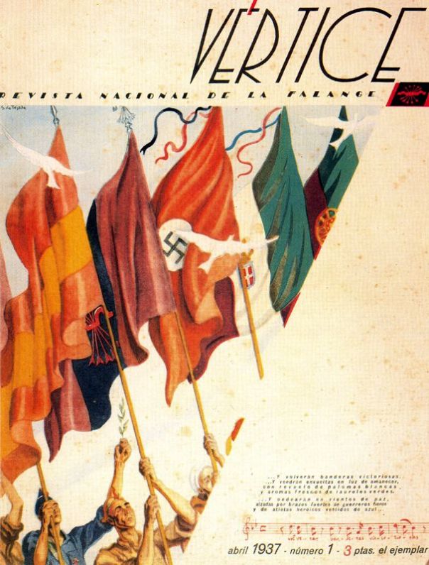 Carlos Sáenz de Tejada - Vertice cover, April 1937